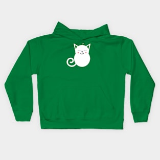 Cute Cat Blanche of Tranquility Kids Hoodie